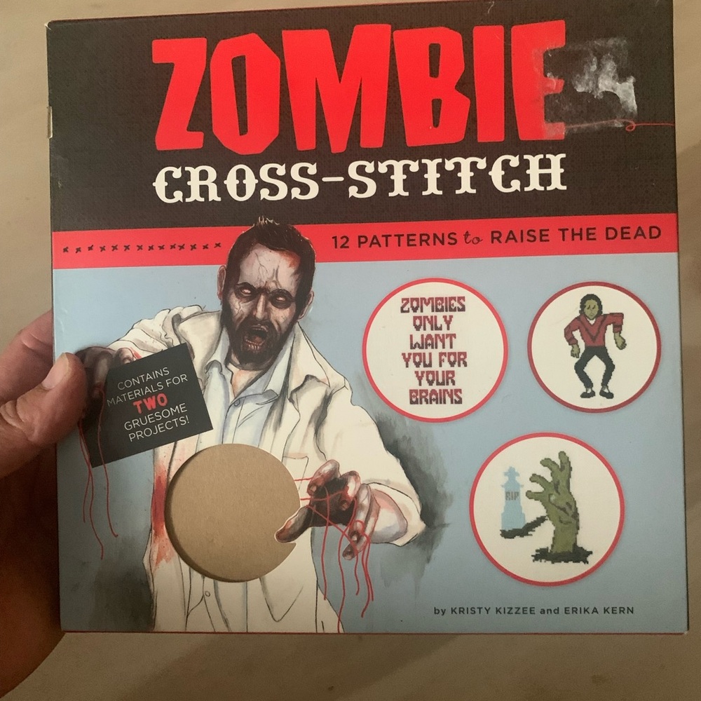 Zombie Cross-Stitch Book